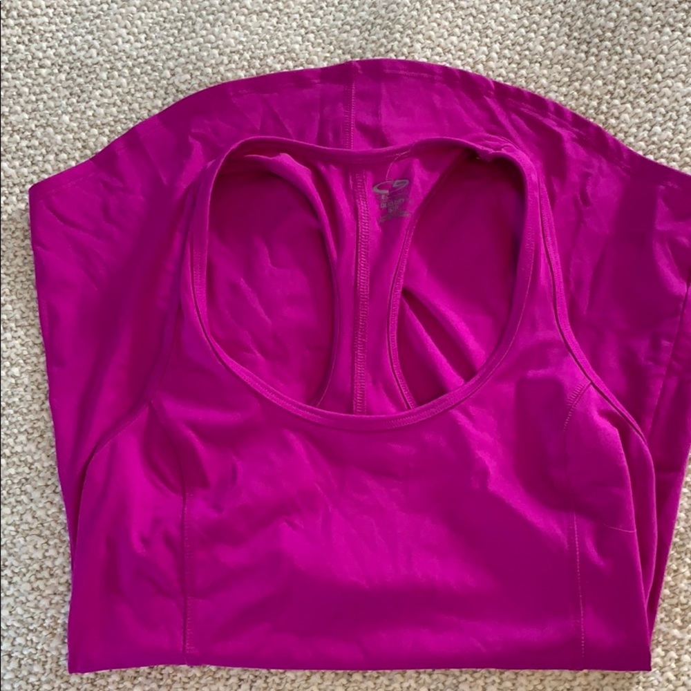 Purple workout top